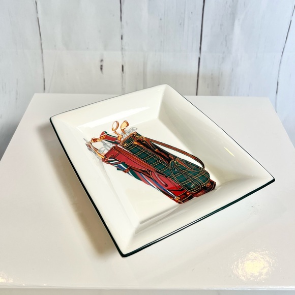 Vintage Ralph Lauren Golf Series square tray by Wedgwood - Picture 3 of 7